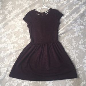 Purple mini dress